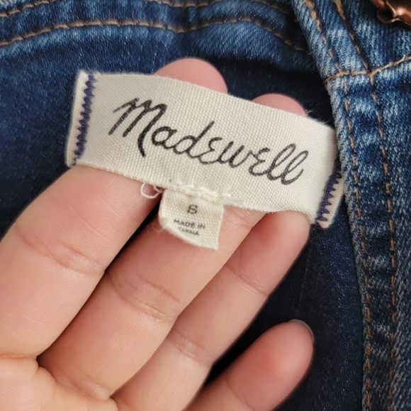 MADEWELL Roadtripper Overalls in Brodie Wash Sz Small - Picture 8 of 13